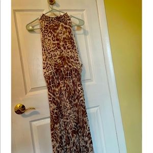 Animal print dress
